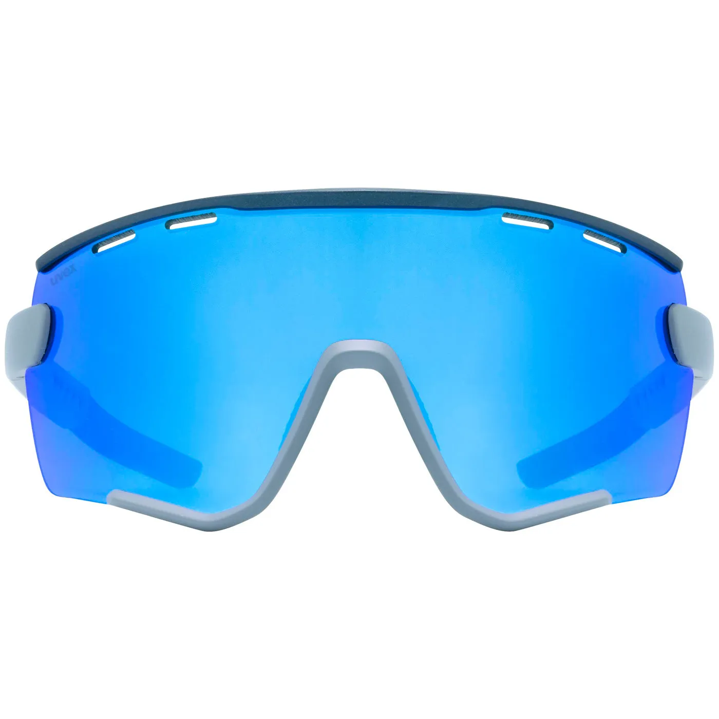 Uvex Sportstyle 236 set glasses - Rhino Mat mirror blue