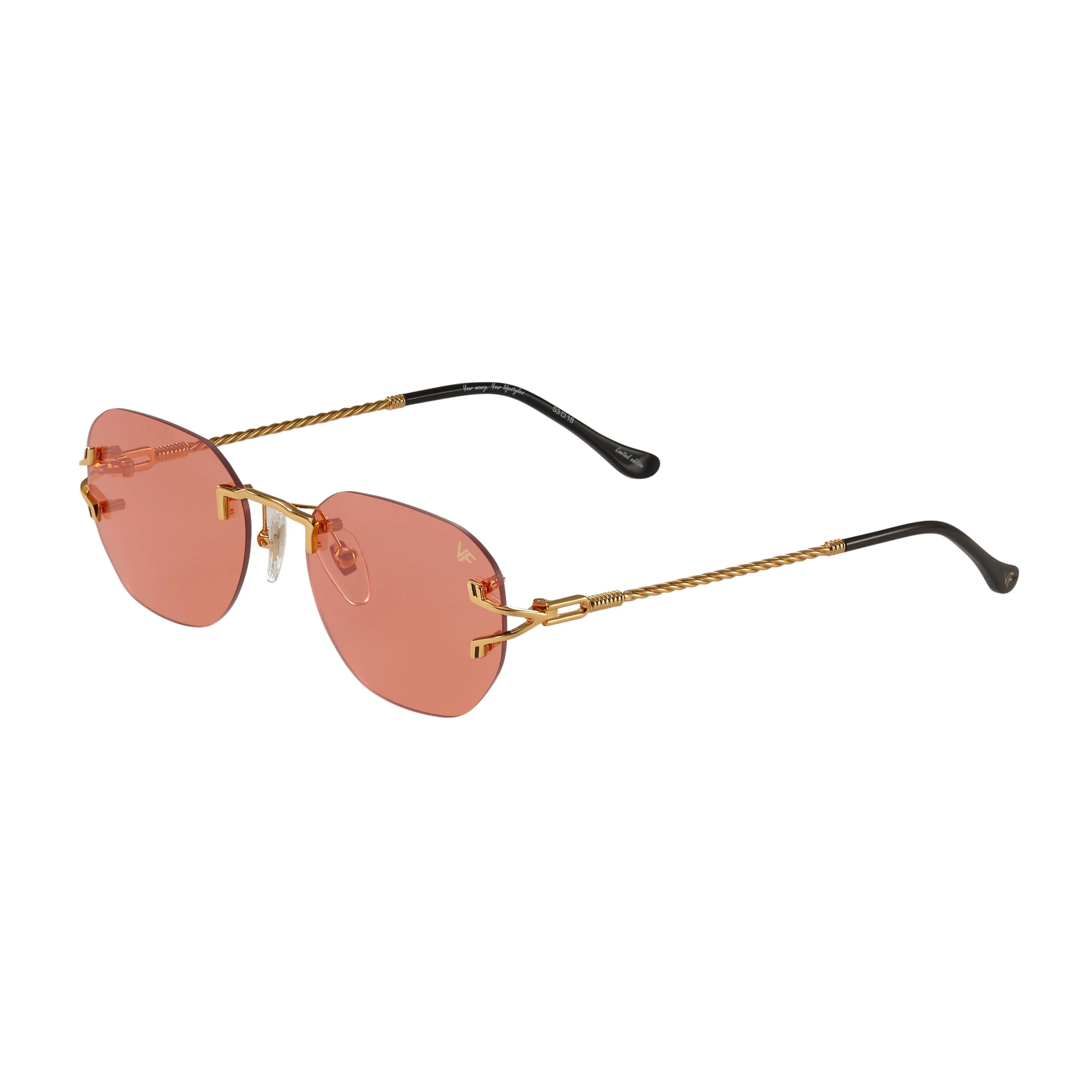 V-Decor Rimless Drill Mount 24KT Gold