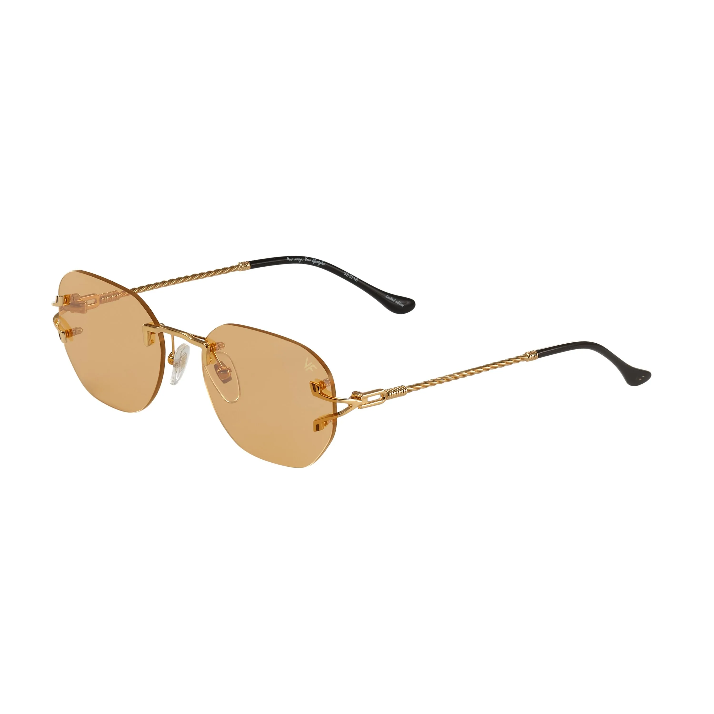V-Decor Rimless Drill Mount 24KT Gold