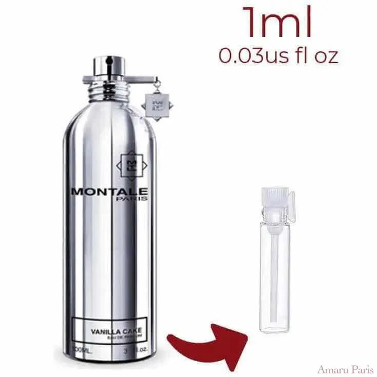 Vanilla Cake Montale for women and men Decant Fragrance Samples