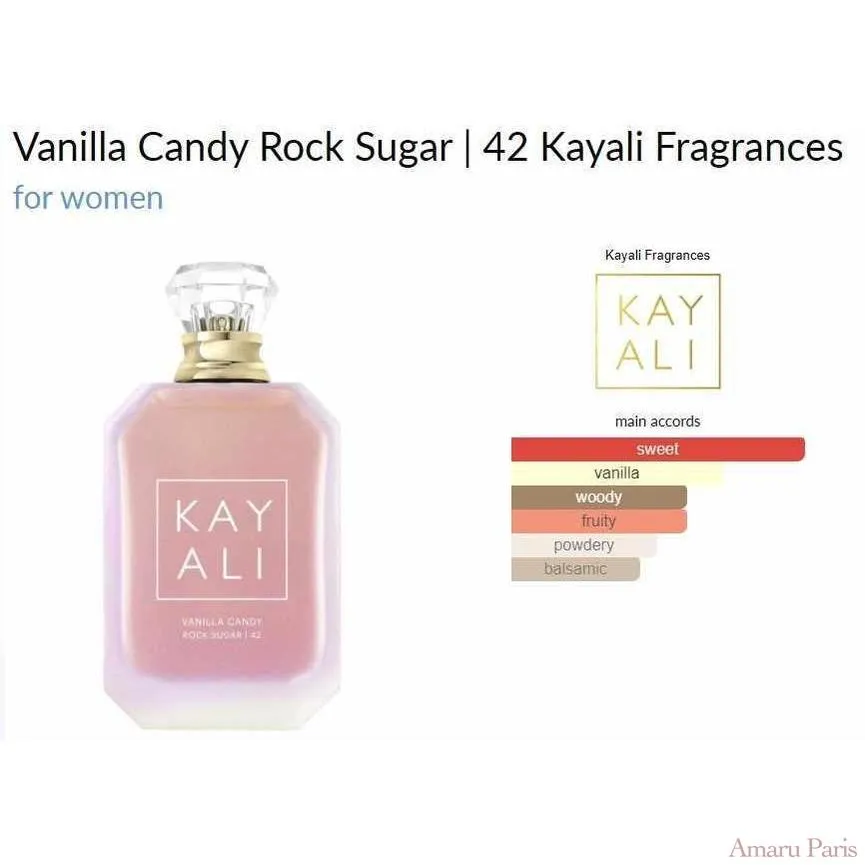 Vanilla Candy Rock Sugar | 42 Kayali Fragrances for women