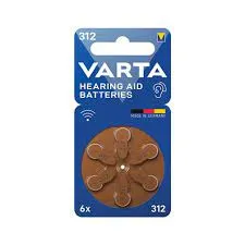 Varta Hearing Aid Batteries 312