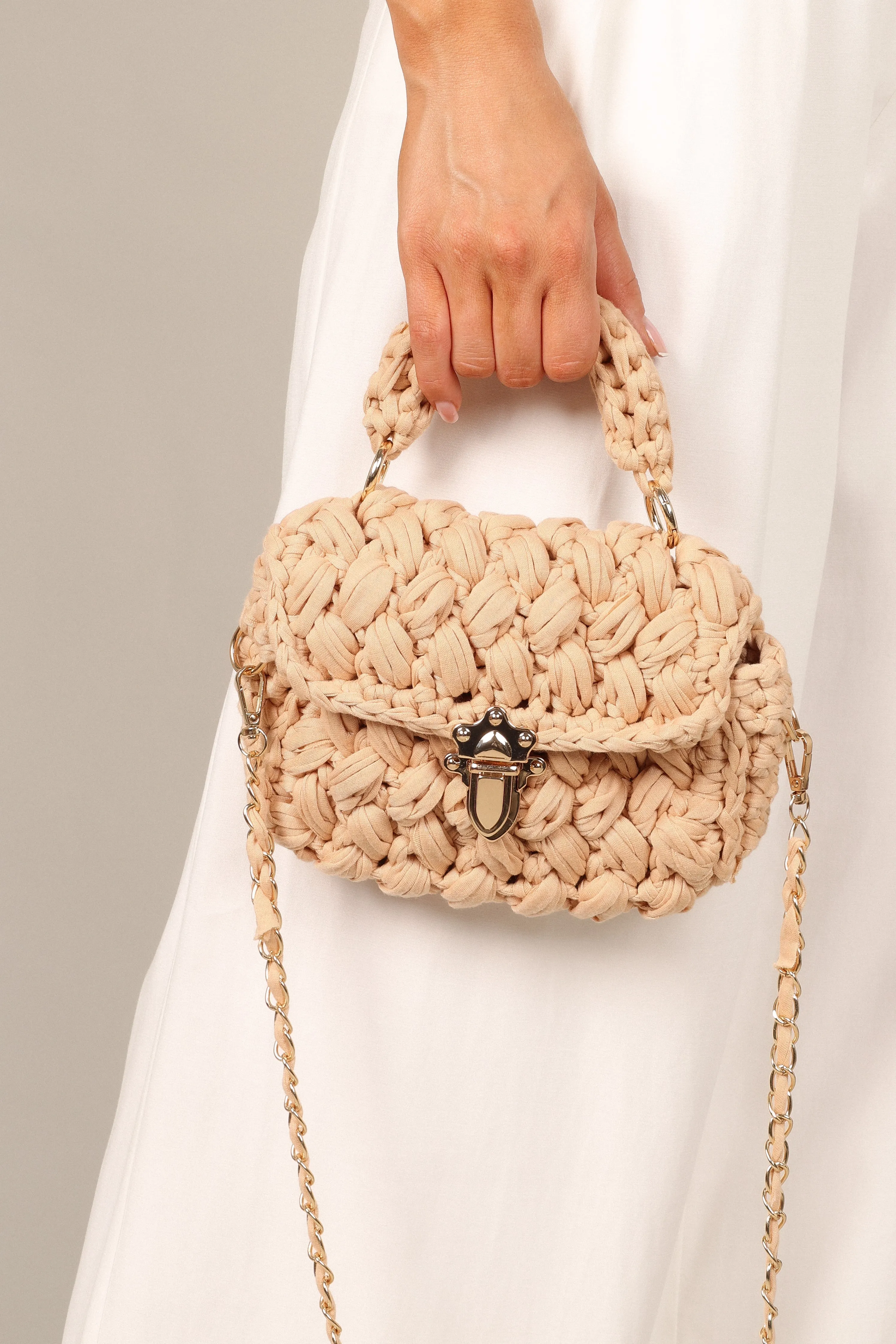 Veve Hand Woven Bag - Natural