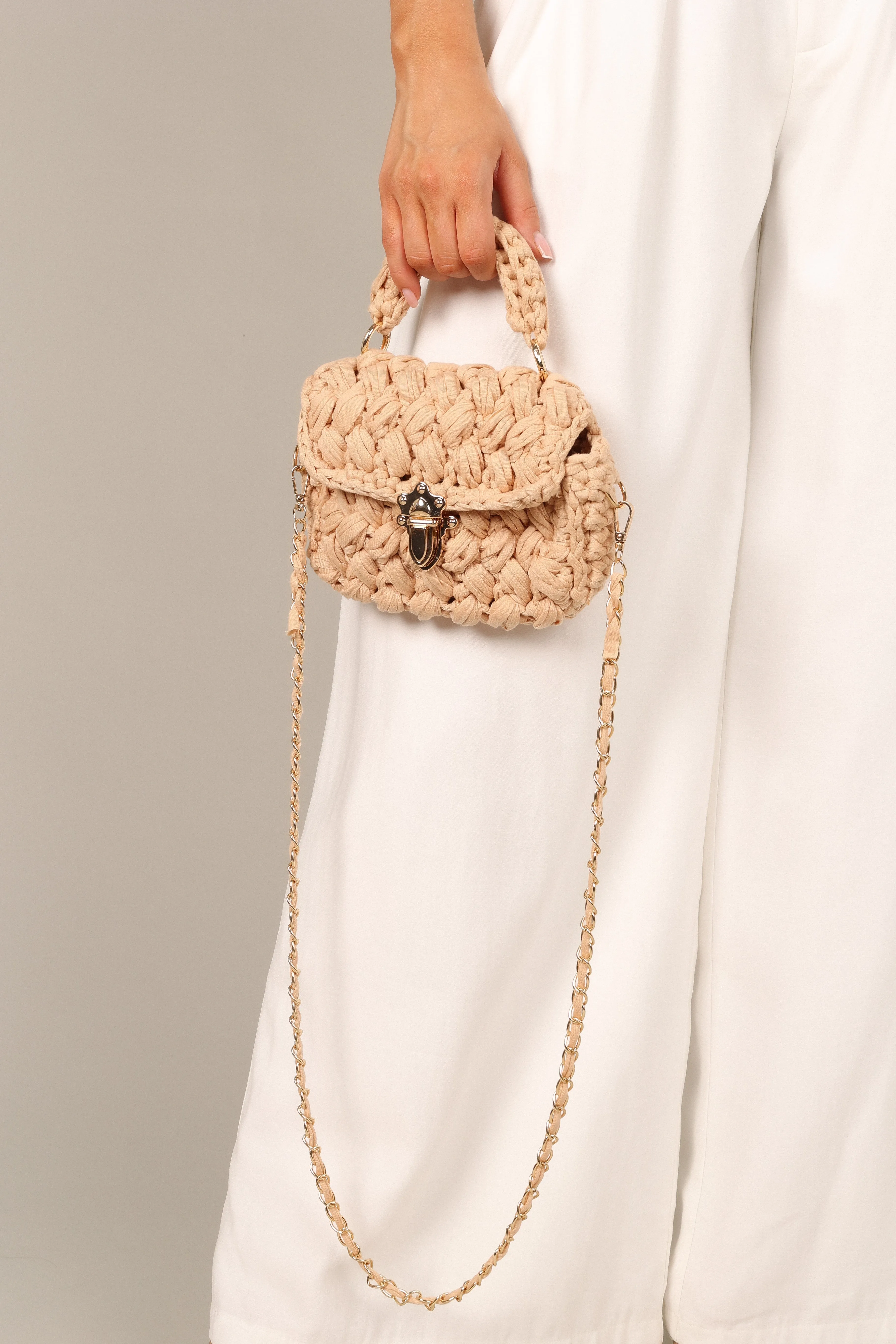 Veve Hand Woven Bag - Natural