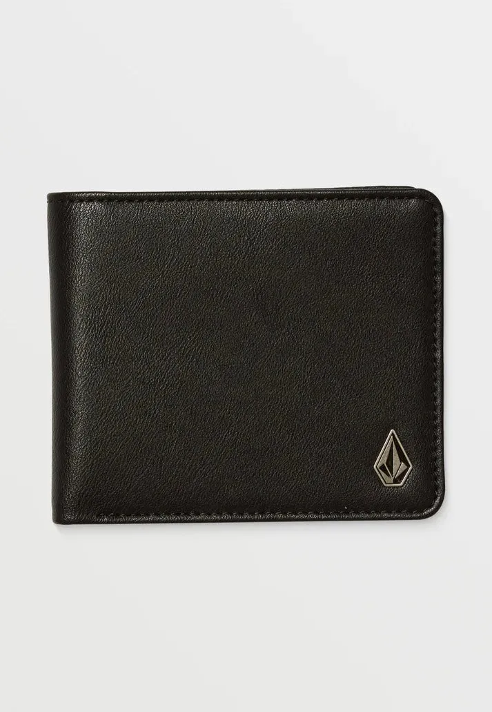 Volcom - Slim Stone Large Black - Wallet