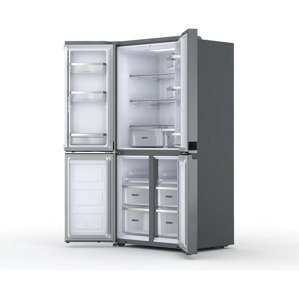 Whirlpool Fridge Free Standing 4 Doors 91Cm 677Lit Self Closing Doors S.Steel