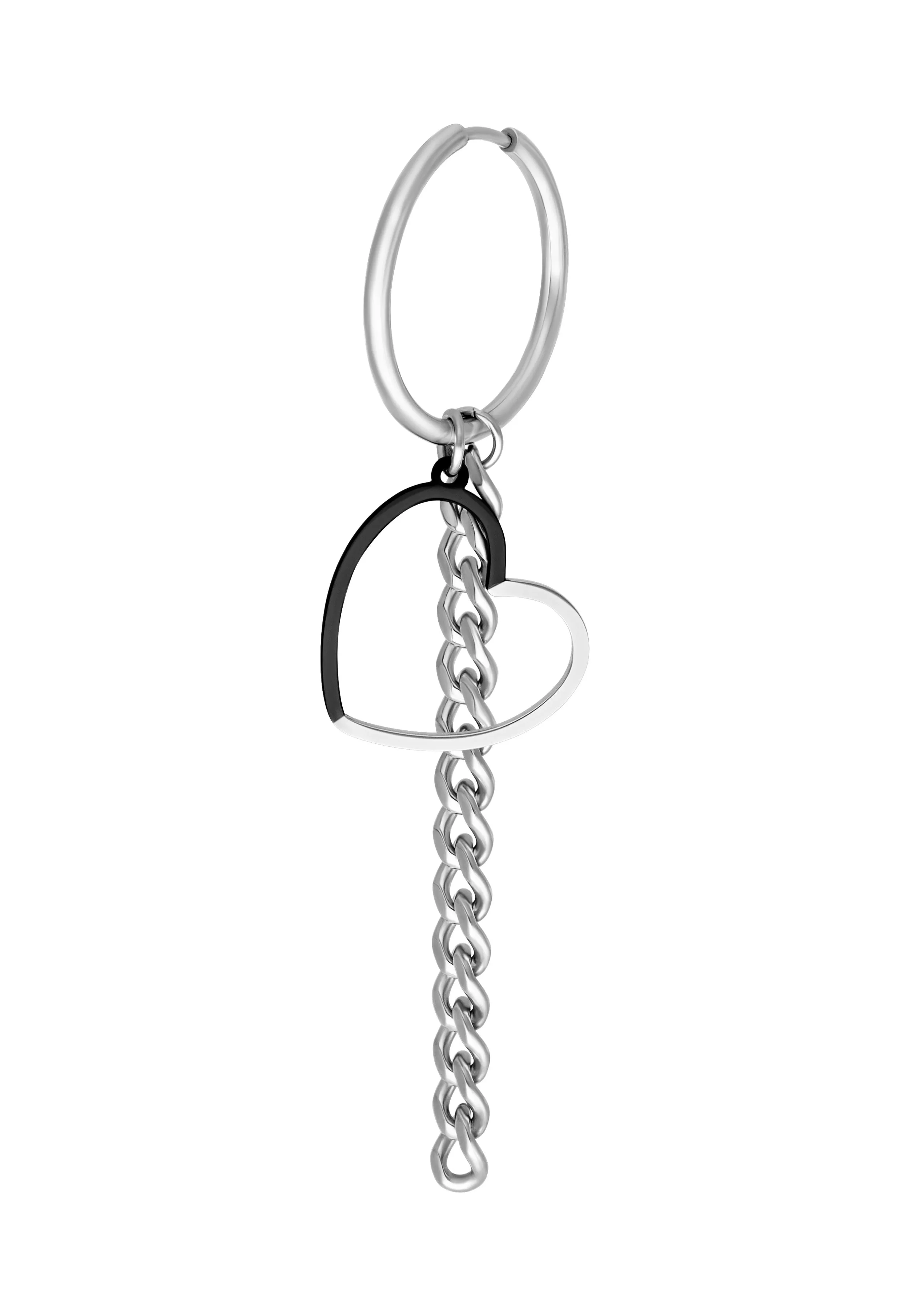 Wildcat - 2 Coloured Heart Silver - Earrings