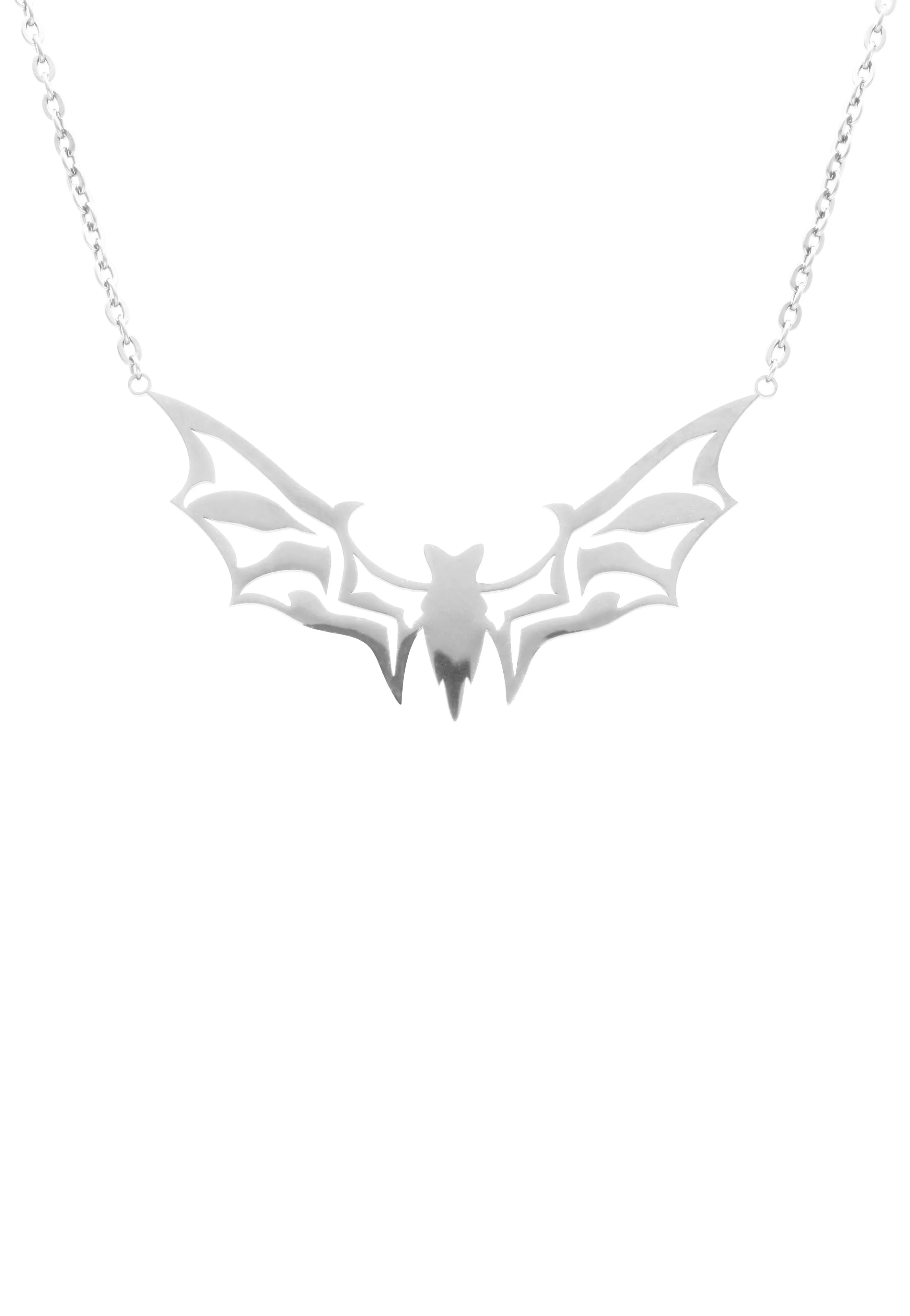 Wildcat - Big Bat Silver - Necklace