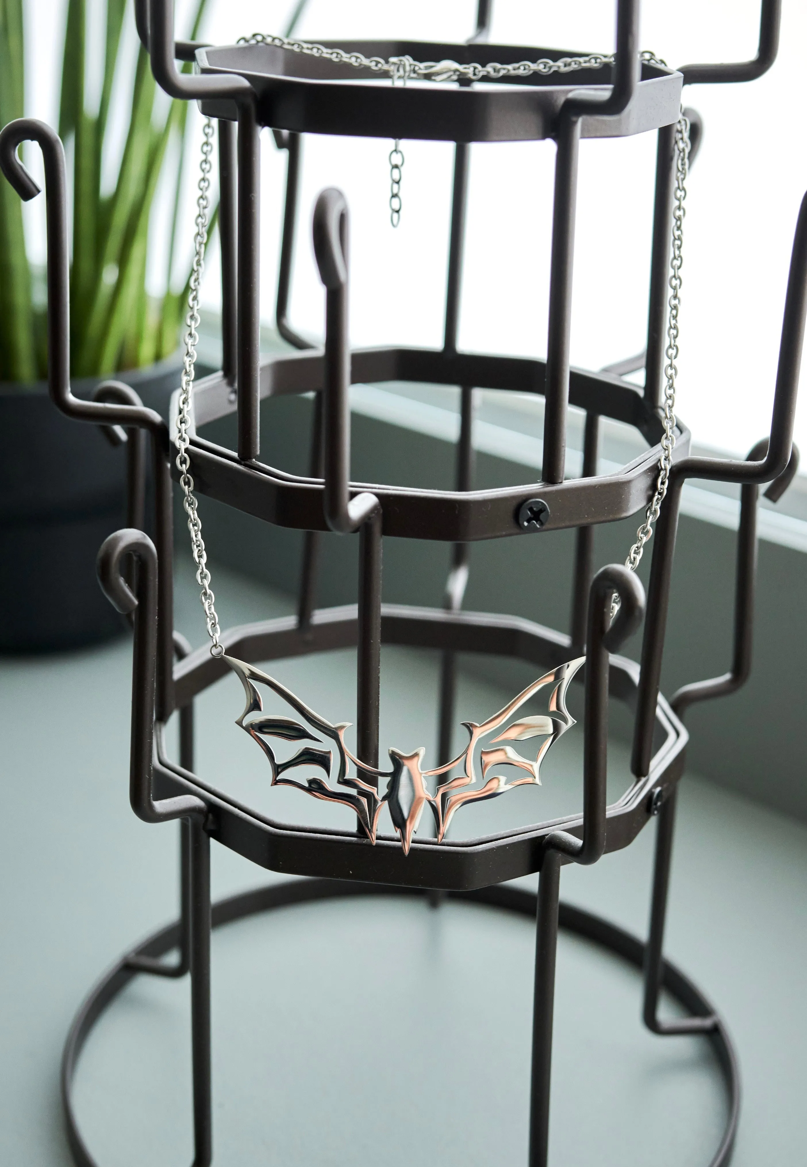 Wildcat - Big Bat Silver - Necklace