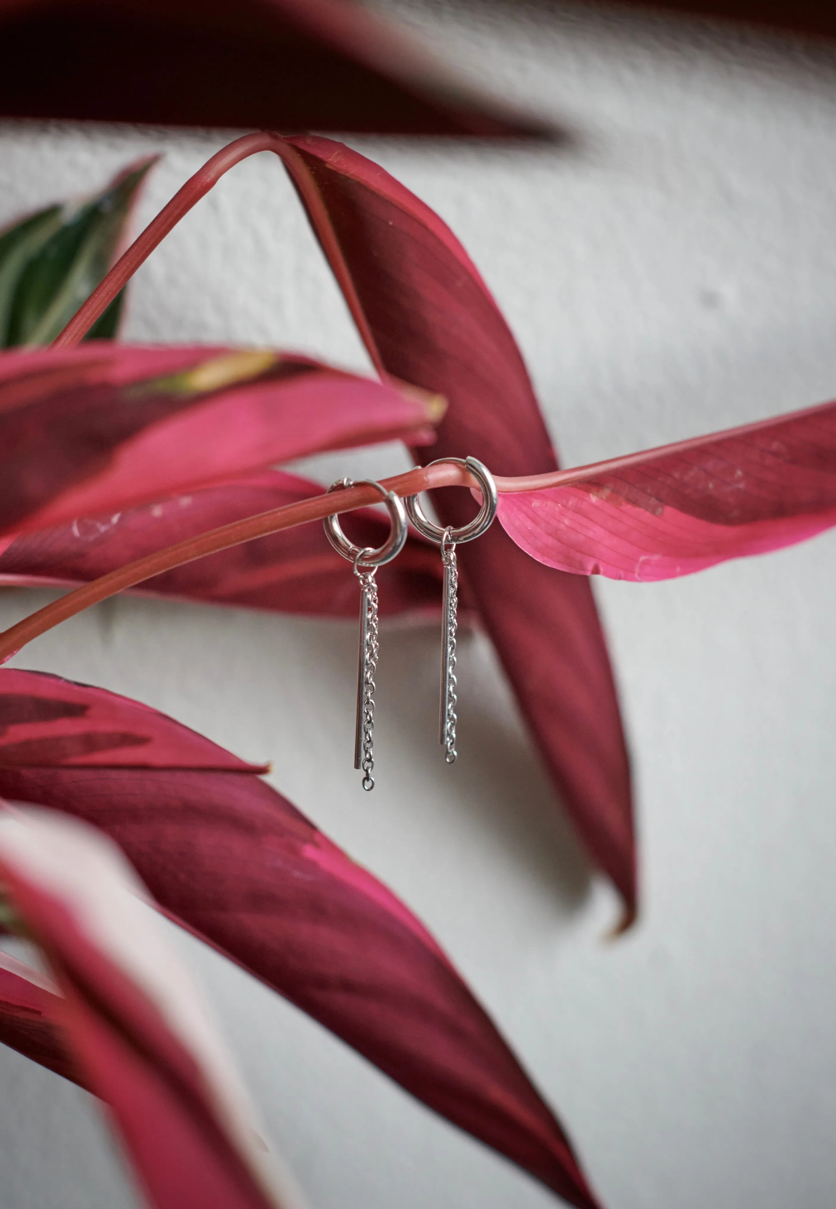 Wildcat - Little Bar Chain Silver - Earrings