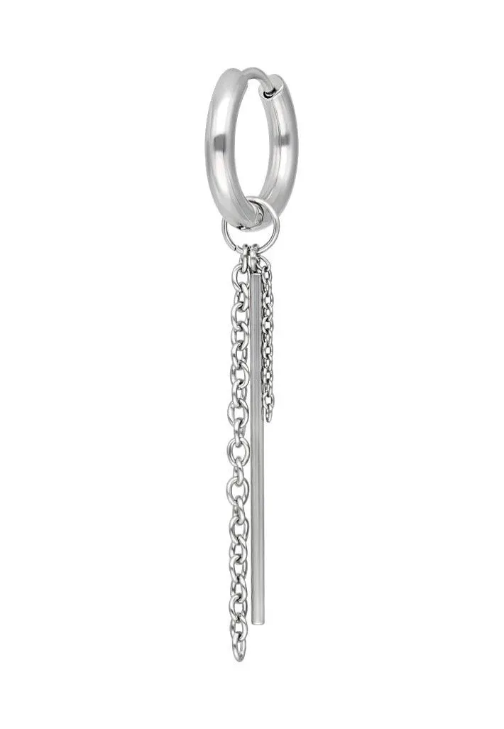 Wildcat - Little Bar Chain Silver - Earrings