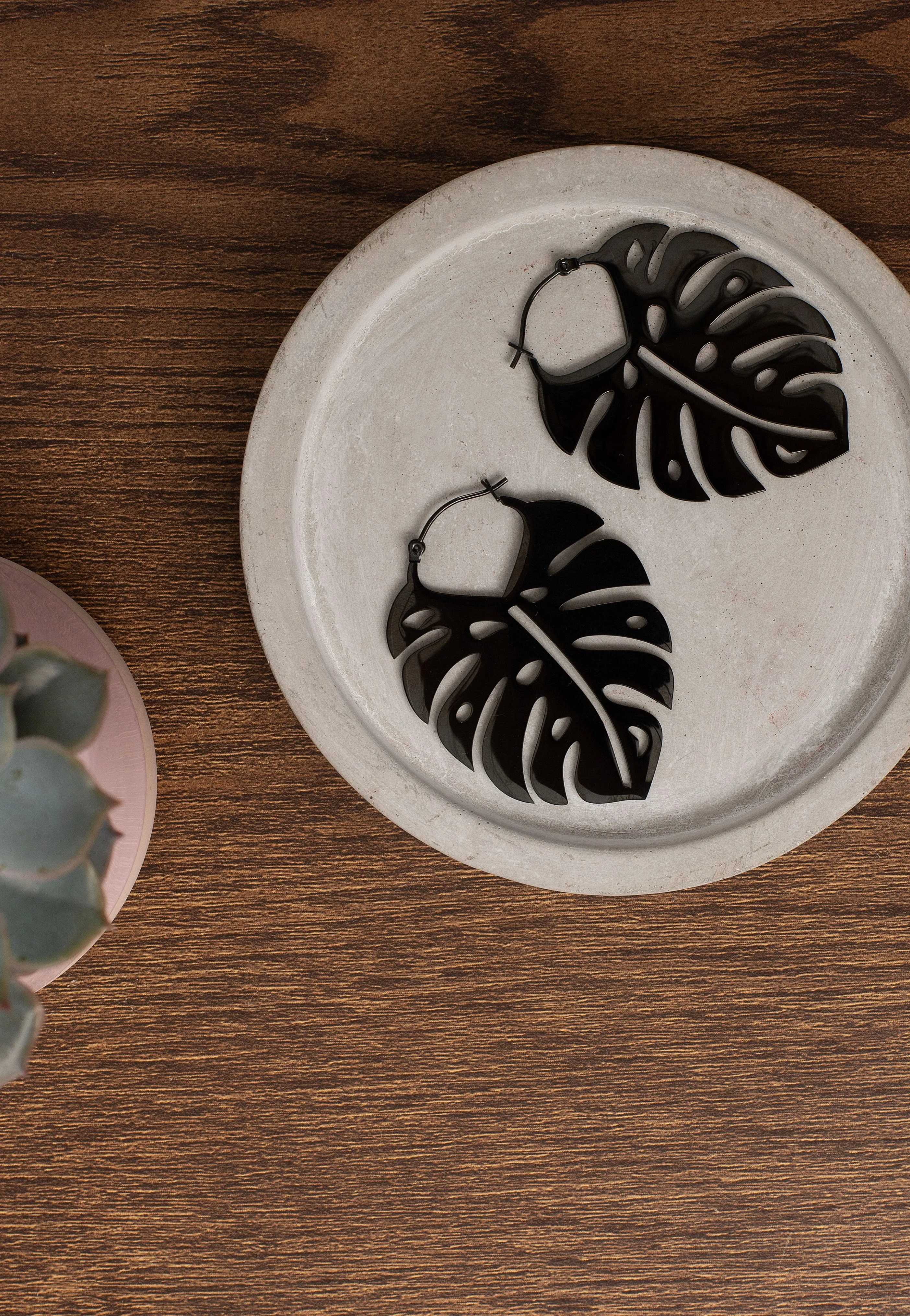 Wildcat - Monstera Leaf - Earrings