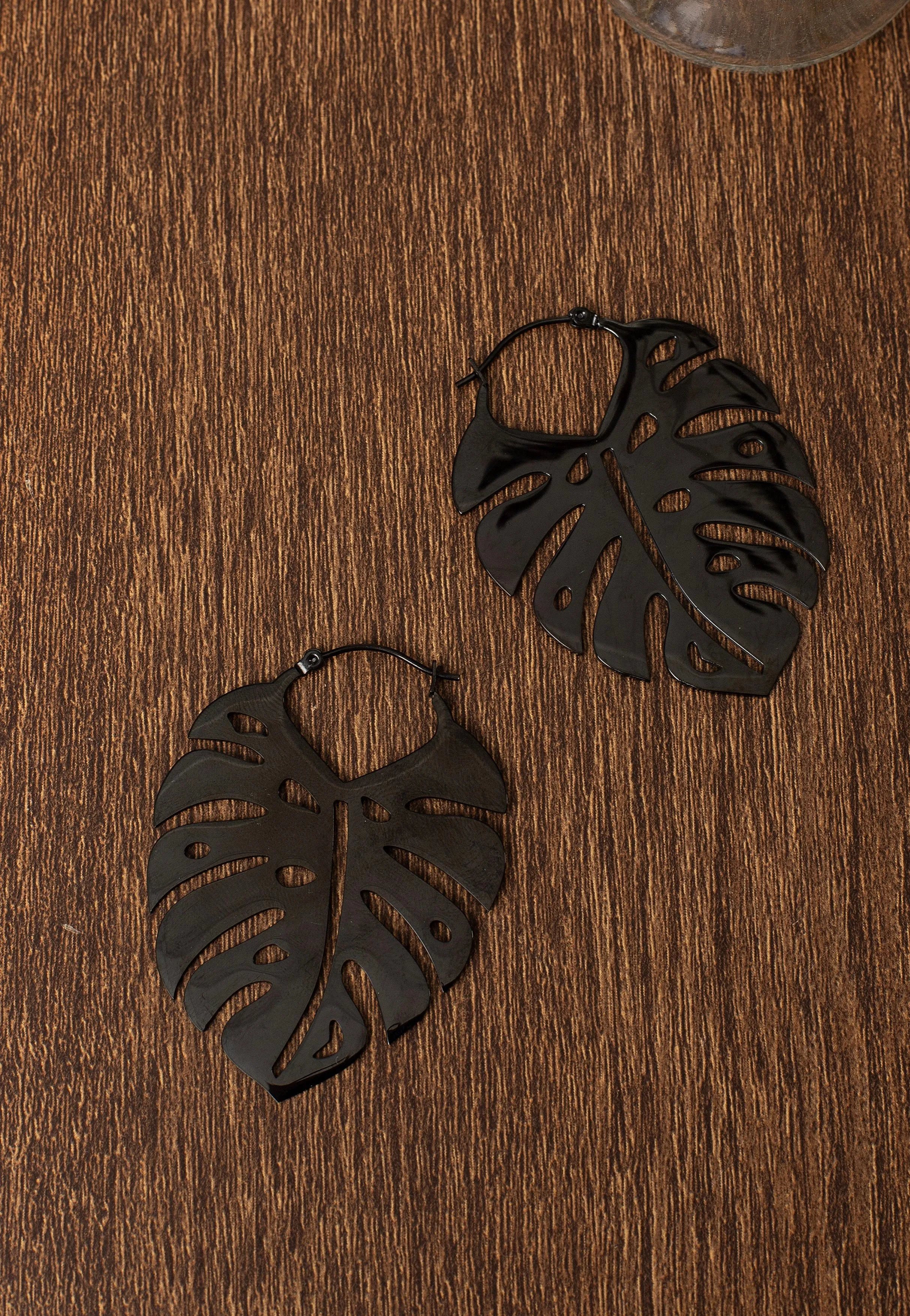 Wildcat - Monstera Leaf - Earrings
