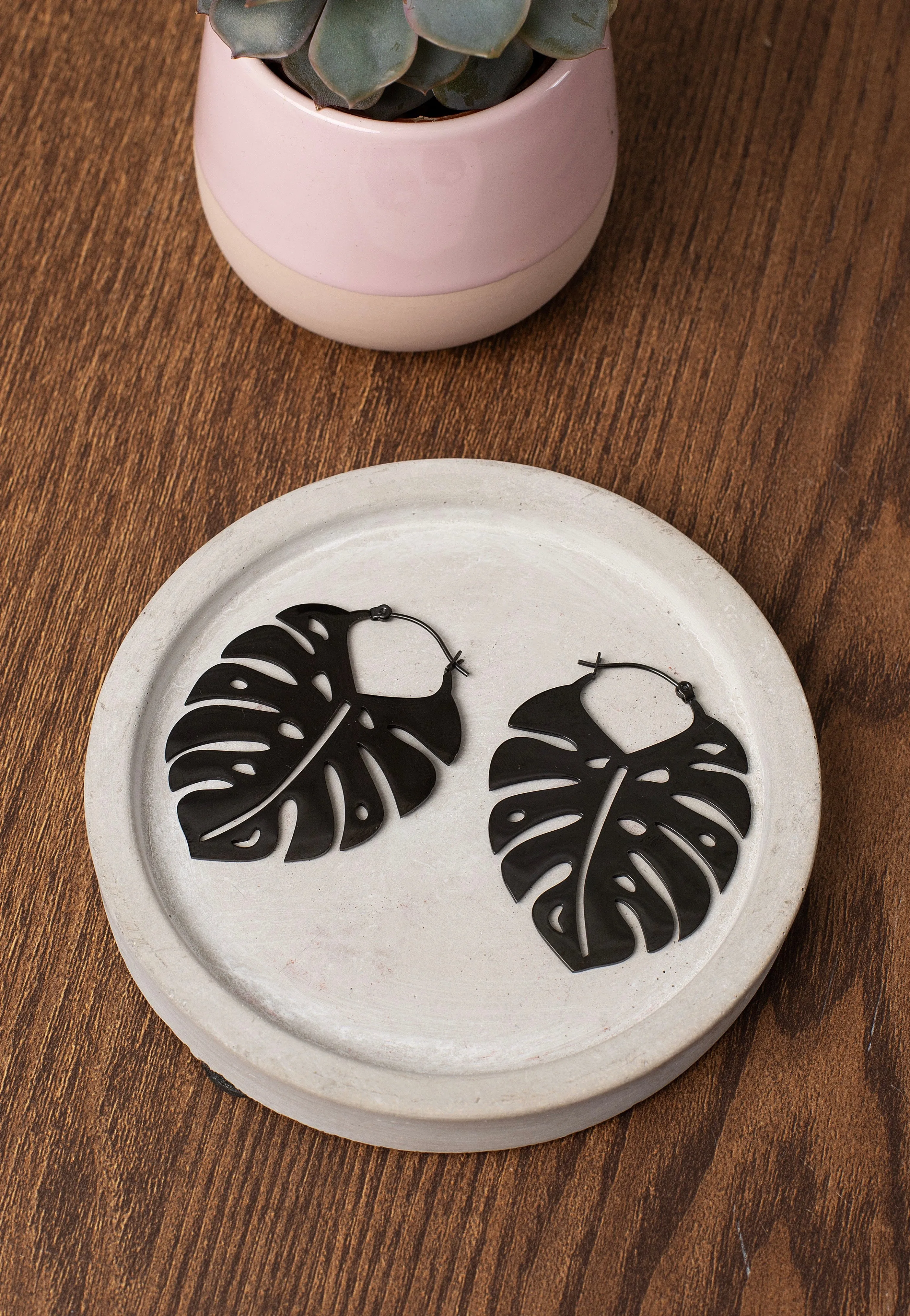 Wildcat - Monstera Leaf - Earrings