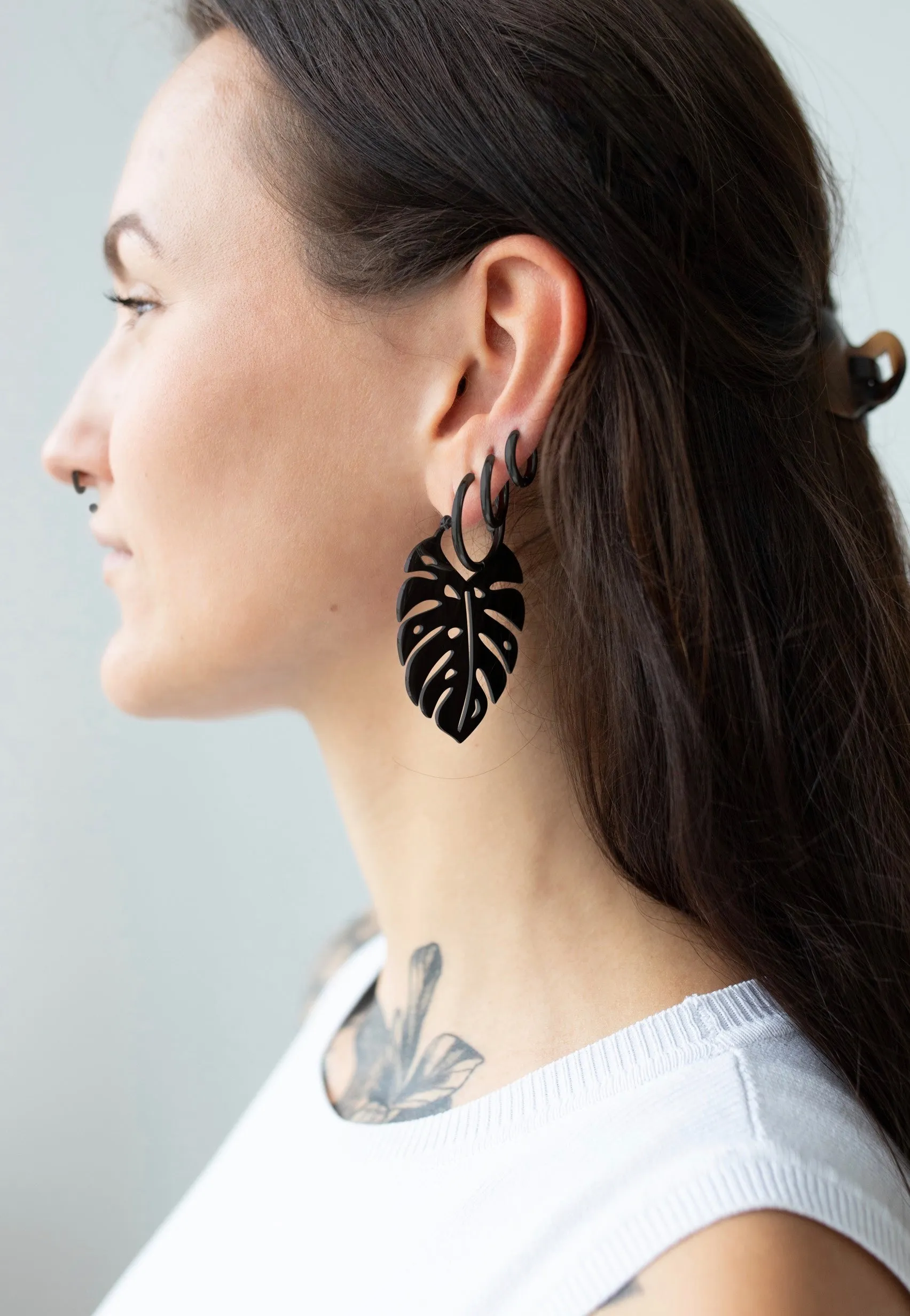 Wildcat - Monstera Leaf - Earrings