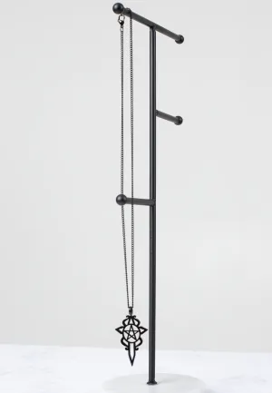 Wildcat - Pentagram Dagger Black - Necklace