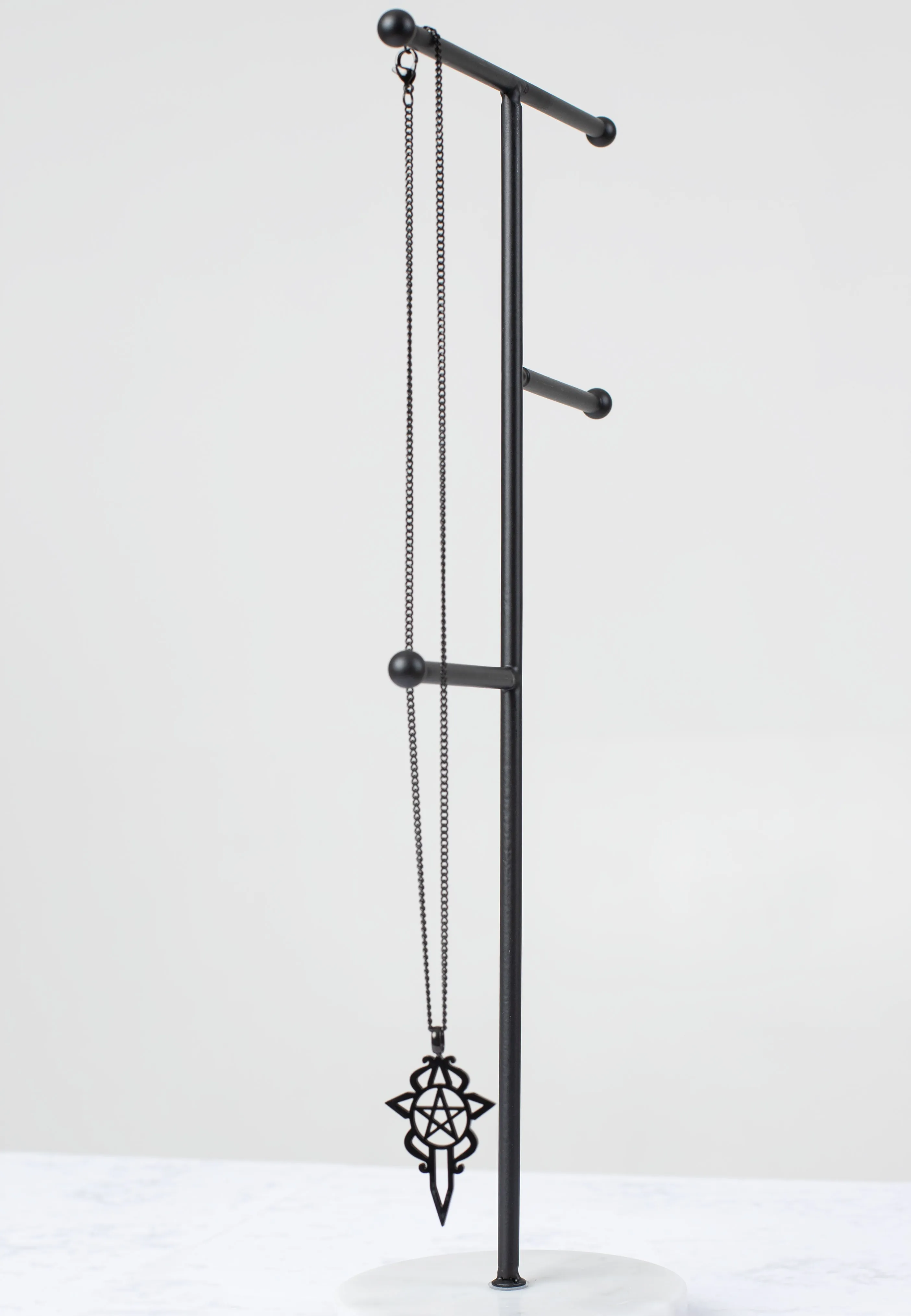 Wildcat - Pentagram Dagger Black - Necklace