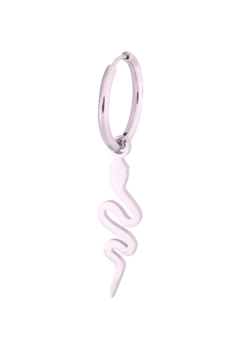 Wildcat - Snake Hoops (Pair) Silver - Earrings