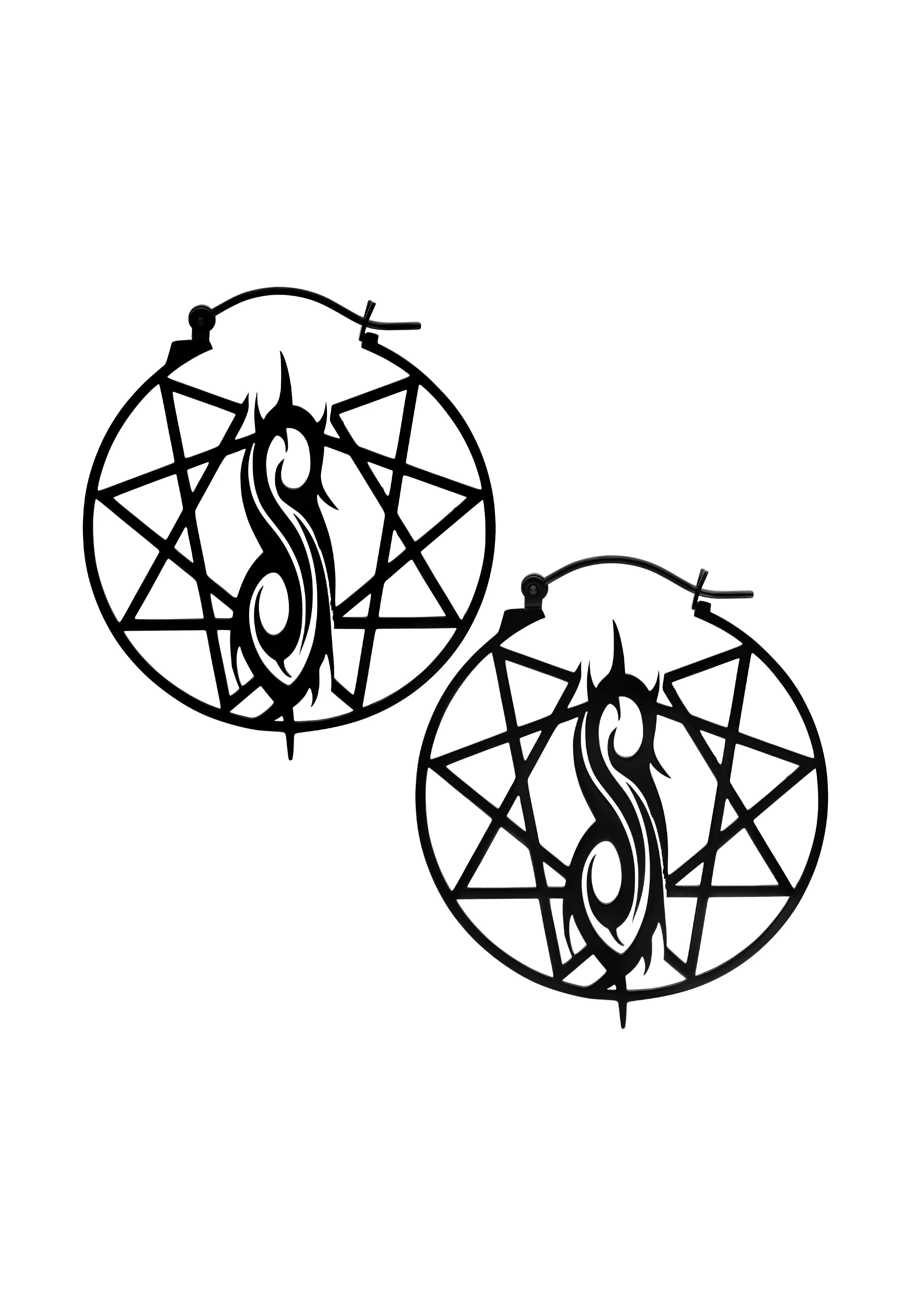 Wildcat x Slipknot - Nonagram Logo - Earrings