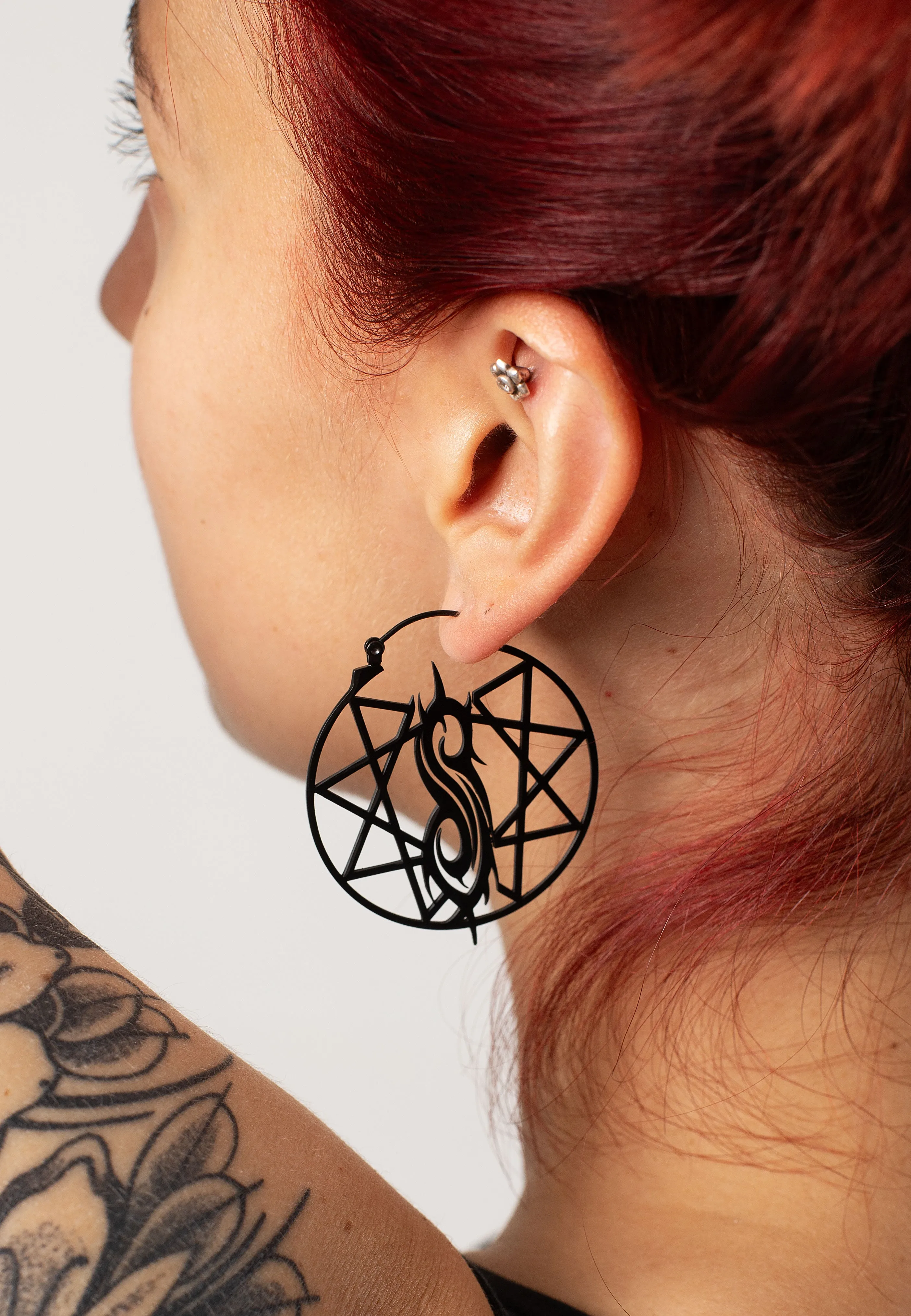 Wildcat x Slipknot - Nonagram Logo - Earrings