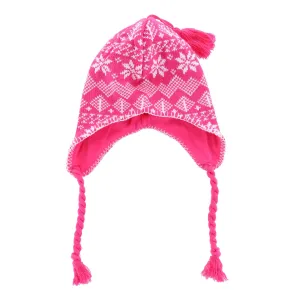 Women's Heavy Knit Winter Pattern Peruvian Hat