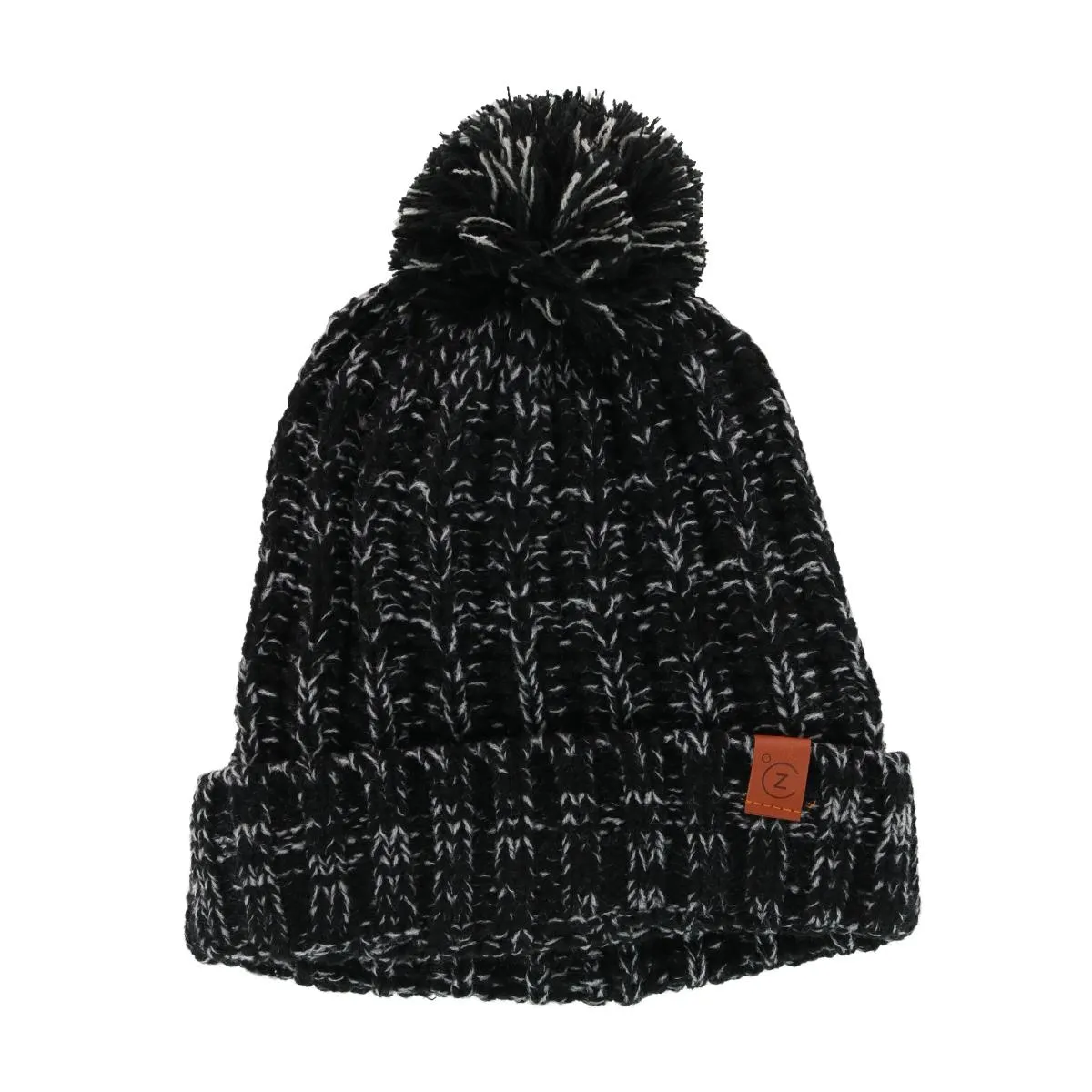 Women's Sherpa Lined Knit Winter Beanie Pom Hat